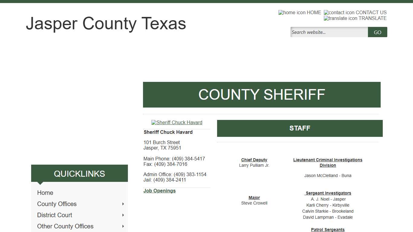 Jasper County Sheriff's Office